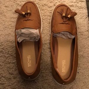 Michael kors loafers - luggage